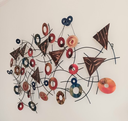 Curtis jere metal well art - jere,