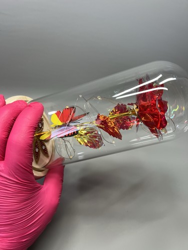 Galaxy colorful rose crystal - rose,