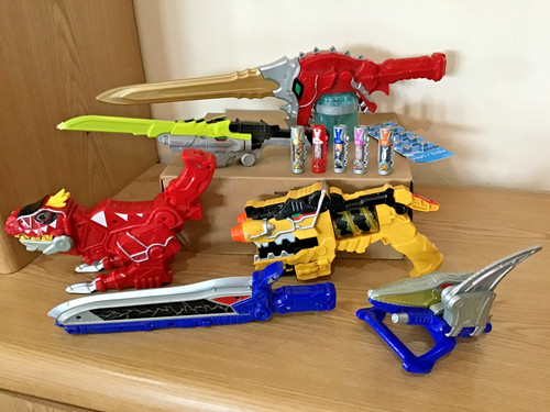 Bundle power rangers dino - bundle, dx