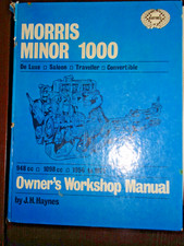 Owner's Workshop Manual Morris Minor 1000 by JB Haynes 948cc 1098cc 1956 to 1971