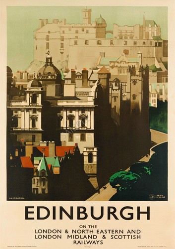 Vintage railway poster - railway,