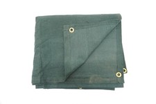 Army Heavy Duty Dark Green Canvas Sheet Waterproof Tarpaulin Tarp Military