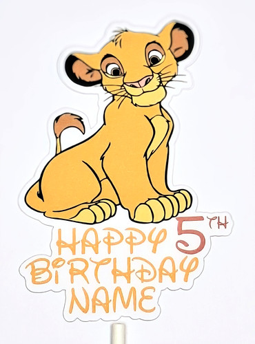 Lion king cake - lion,
