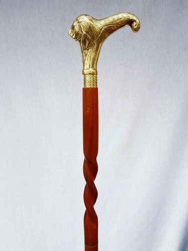 Antique brass handle - brass, new