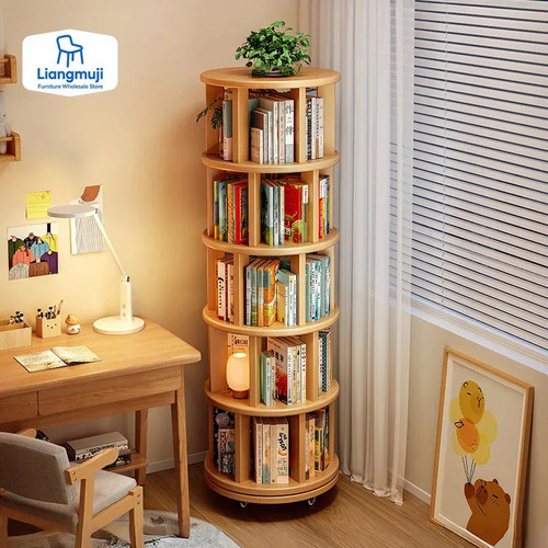 360 rotating bookshelf 5 - 360°,