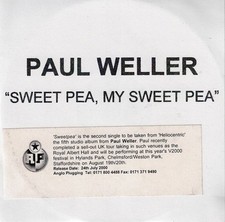 Paul weller sweet pea my - sweet,