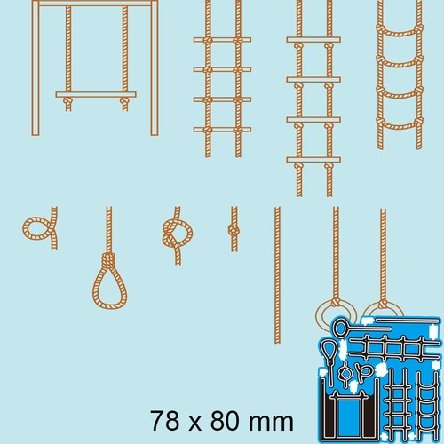 Metal cutting dies rope - metal,