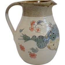 Michael Mosse Salt Glazed Llanbrynmair Welsh Studio Pottery Jug 