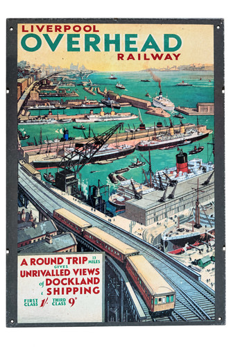 Liverpool overhead railway - liverpool,