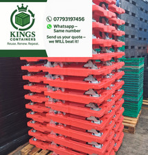 10 X HEAVY DUTY GREEN WHEELED