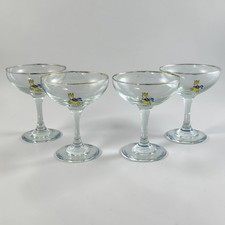 Vintage BABYCHAM GLASS X 4