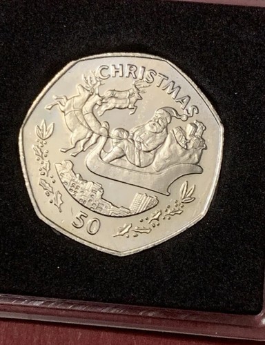1997 gibraltar 50p coin - gibraltar,