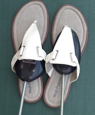 BNWOB  LADIES HUSH PUPPIES WHITE  STYLISH QUALITY SUMMER SANDALS UK 7 / EUR 41