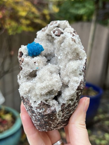 Cavansite flower heulandite - flower, on
