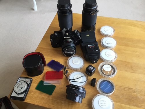 Nikon slr 35mm camera with - nikon,