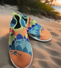 Speedo Swim Shoes XL 11-12 Kids Tide Pool Turquoise NWT