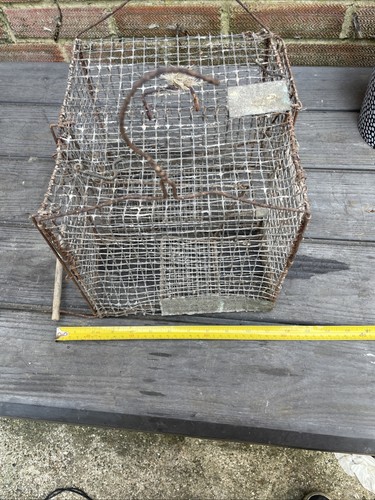 Vintage goldfinch trap catch - trap,