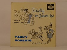 PADDY ROBERTS STRICTLY FOR