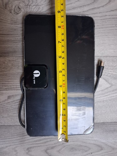 One portable tv - by,