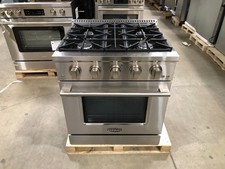 30 in. Gas Range, 4 Burners