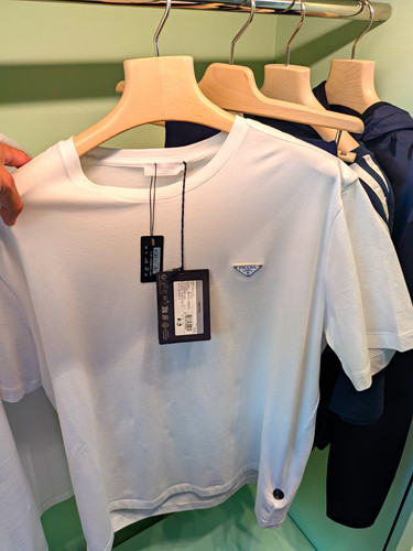 Prada white crew neck - crew,