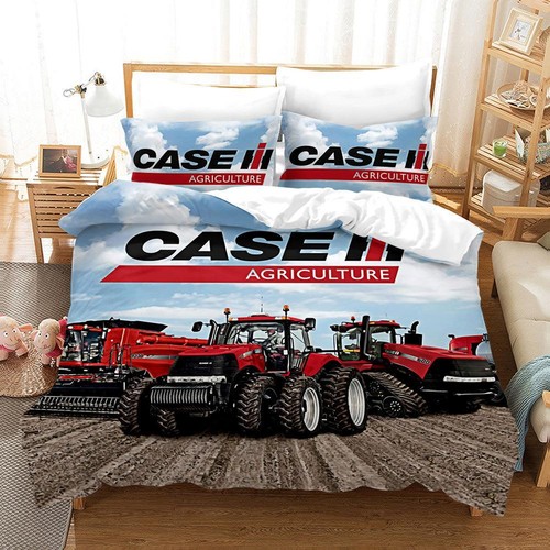 Tractor quilt cover set - tractor,
