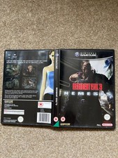 Resident Evil 3 - Nintendo Gamecube - OFFICIAL ARTWORK / INLAY & CASE ONLY