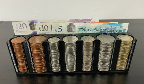 Coin cash note money organiser - coin,