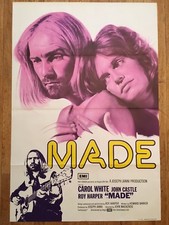 MADE 1972 Original British Film Poster Roy Harper Carol White John Castle