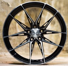 20" AUDI A4 S4 RS4 B6 B7 B8 B9 Riviera RF107 Gloss Black/Polished/DT 8.5j Alloys