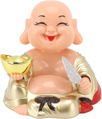 Laughing buddha statue - laughing, solar