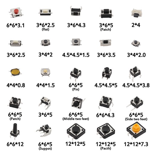 Micro switch push - micro, tact