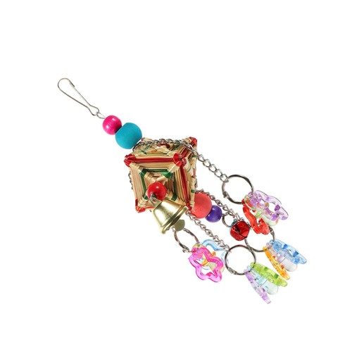 Durable hanging parrot toy - hanging,