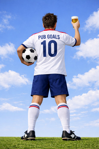 Personalised football fan - personalised,