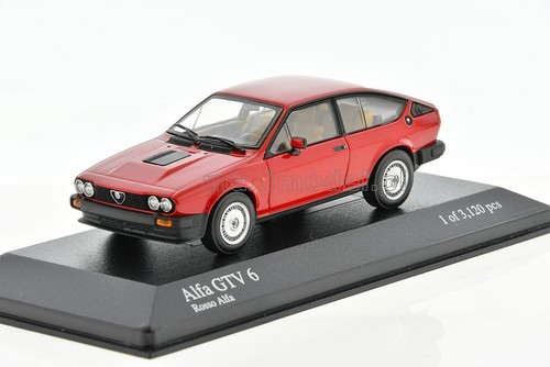 1983 alfa romeo gtv6 red - red, 1/43
