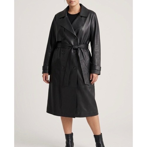 Zara faux leather trench - zara,