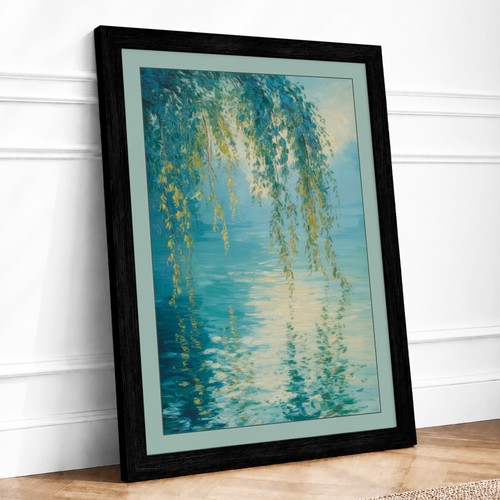 Weeping willow dawn - weeping, at