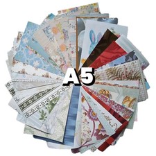 72 Vintage A5 WALLPAPER SAMPLES kitsch 60s 70s 80s 90s Retro Mcm Craft Decoupage