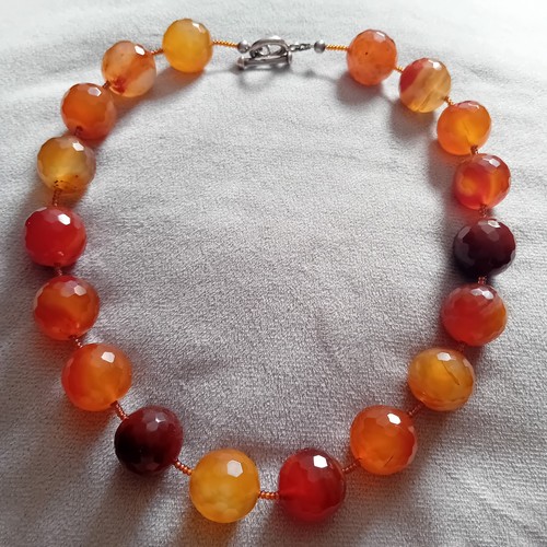 Carnelian quartz cut gemstone - cut,