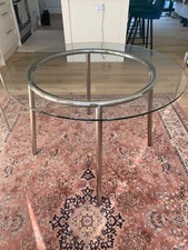IKEA round Glass Dining table