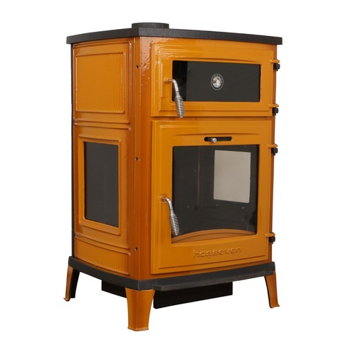 Enamelled cast iron stove - cast,