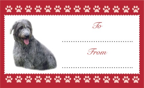 Wolfhound dog christmas - dog,