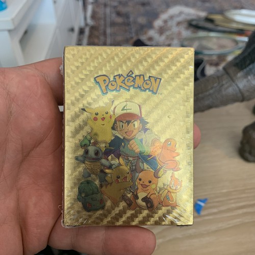 Pokémon gold sealed card deck - gold,