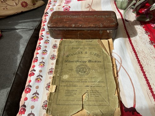 Willcox and gibbs sewing - and,