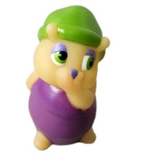 3" 1988 Hasbro Playskool Glo Friends Glow Skunk Bug Worm Action Figure Vintage