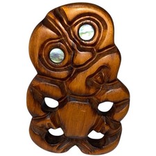 Vintage Maori Style Wooden