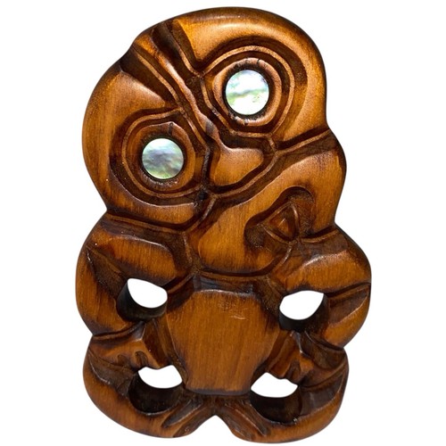 Vintage wooden tiki - wooden, carved