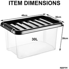 Clear Plastic Storage Boxes