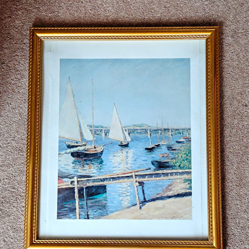 Gold wood picture frame - gold,