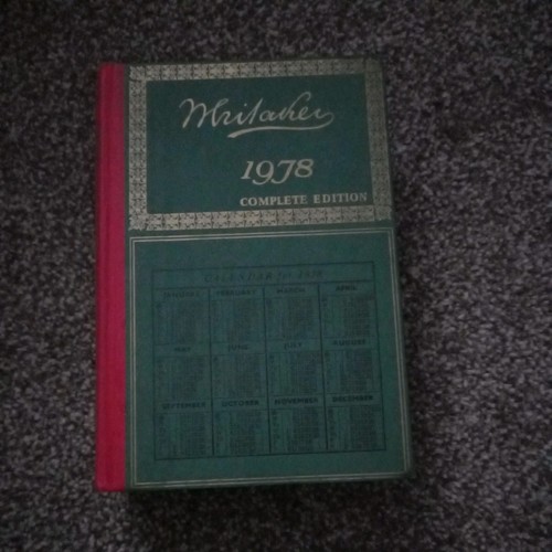 Antique whitaker almanack - antique,
